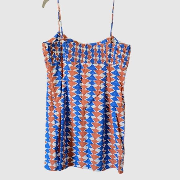 NWT Anthropologie Ophelia Sleeveless Linen Slim Mini Dress Maeve Size 12 Blue - Picture 7 of 14